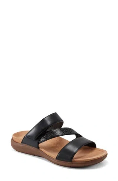 Easy Spirit West Slide Sandal In Black