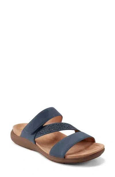 Easy Spirit West Slide Sandal In Medium Blue