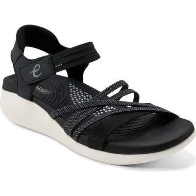 Easy Spirit Winsow Wedge Sandal In Black