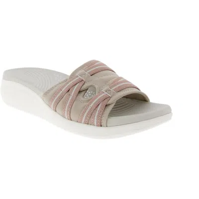 EASY SPIRIT WISHER 2 WOMENS STRAPPY MANMADE SLIDE SANDALS