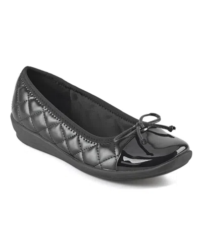 Easy Spirit Women's Adrina Slip-on Casual Ballet Flats In Black