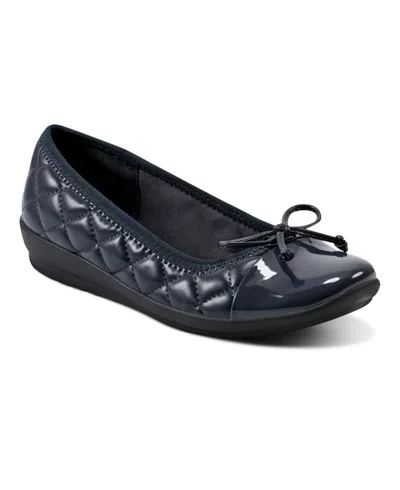 Easy Spirit Women's Adrina Slip-on Casual Ballet Flats In Navy