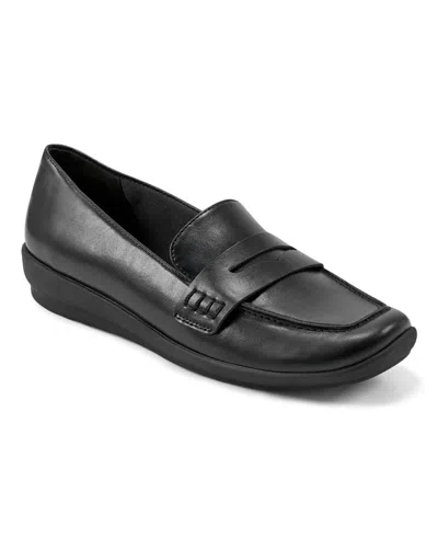 Easy Spirit Women's Aerilyn Casual Slip-on Penny Loafers In Dark Blue