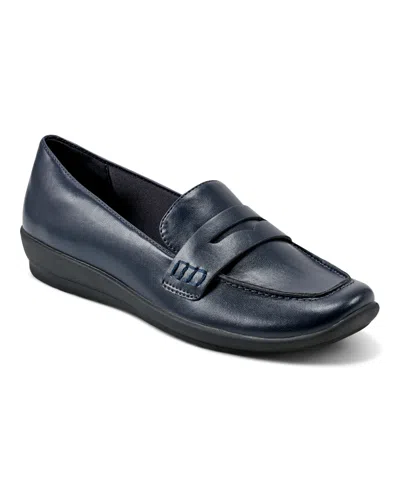 Easy Spirit Women's Aerilyn Casual Slip-on Penny Loafers In Navy