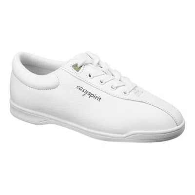 Easy Spirit Women's Ap1 Leather Walking Shoes In White Leather