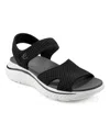 Easy Spirit Women's Ashen Open Toe Platform Casual Sandals In Black
