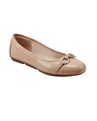 Easy Spirit Women's Baylen 3 Ballet Flat In Medium Natural In Brown
