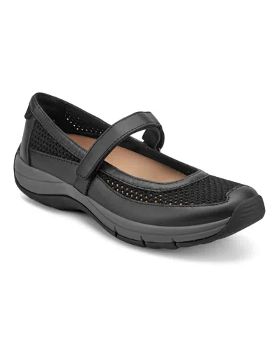 Easy Spirit Briana Mary Jane Flat In Black