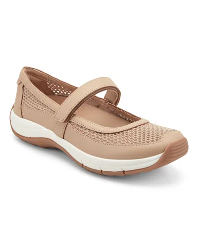 Easy Spirit Briana Mary Jane Flat In Nude