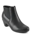 Easy Spirit Cabott Womens Stretch Pull-on Ankle Boots In Black