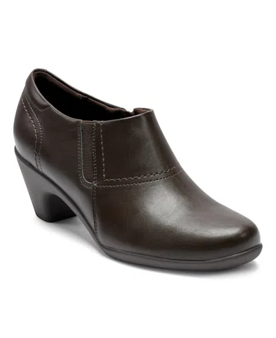 Easy Spirit Women's Caine Side Zipper Block Heel Shooties