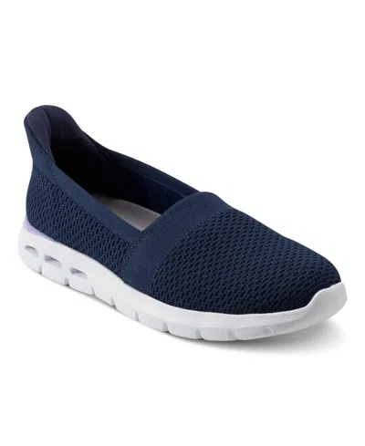 Easy Spirit Women's X Denise Austin Nilsa Soeasy Slip-on Flats In Dark Blue