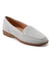 Easy Spirit Devitt Flat In Light Gray,silver Knit