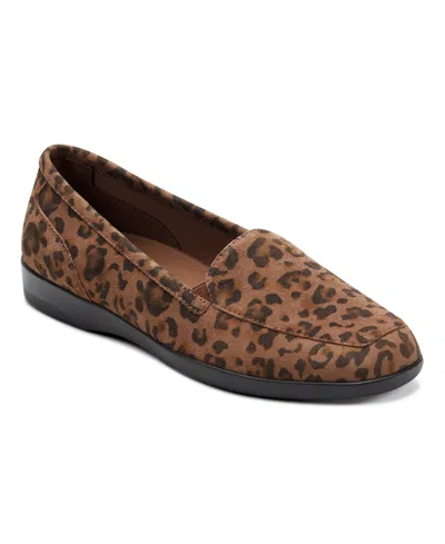 Easy Spirit Women's Devitt Slip-on Loafer Flats In Brown