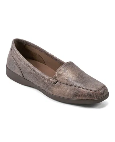 Easy Spirit Women's Devitt Slip-on Loafer Flats In Dark Gold