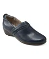 Easy Spirit Women's Dolores Slip-on Shoe In Navy Leather