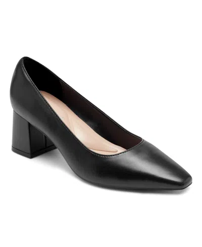 Easy Spirit Women's Dorian Eflex Block Heel Pumps In Black