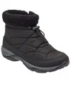 Easy Spirit Women's Eagan Cozy Cold Weather Walking Booties In Black