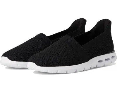 Easy Spirit Women's  Nilsa Black White Round Toe Slip-on Shoes Hawk1571