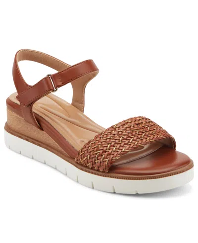 Easy Spirit Women's Edythe Woven Wedge Sandals In Multi