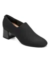 Easy Spirit Women's Eflex Denisa Block Heel Slip-on Dress Pumps In Black