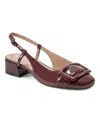 Easy Spirit Jola Slingback Pump In Burgundy Patent Leather Multi