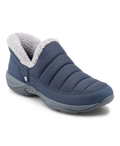 Easy Spirit Women's Egor Quilted Arch-support Slippers In Blue