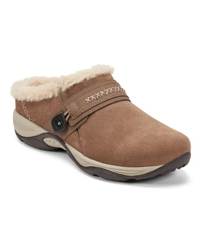 Easy Spirit Women's Elinn Cozy Slip-on Mules In Brown