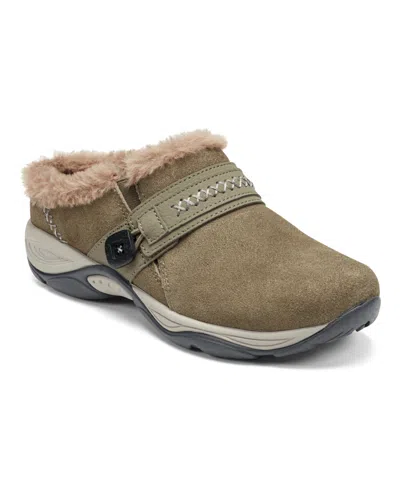 Easy Spirit Women's Elinn Cozy Slip-on Mules In Green