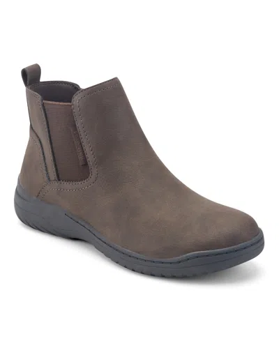 Easy Spirit Women's Emelyn Arch Support Round-toe Booties In Brown