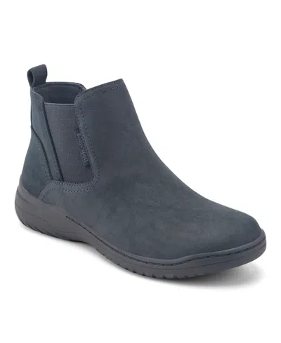 Easy Spirit Women's Emelyn Arch Support Round-toe Booties In Blue