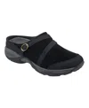 Easy Spirit Meander Clog In Black Suede
