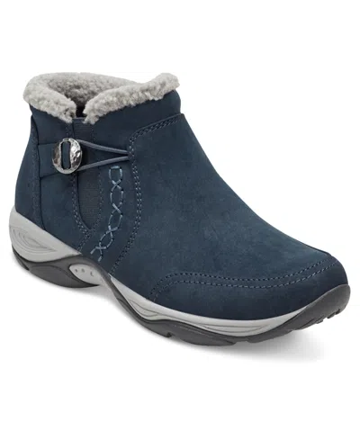 Easy Spirit Women's Erique Cozy Cold Weather Booties In Blue