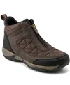Easy Spirit Women's Erling Front Zip Water Resistant Booties In Brown
