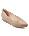 Easy Spirit Women's Fellia Slip-on Pointy Toe Dress Flats In Medium Natural 101