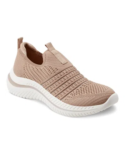 Easy Spirit Women's Gea Round Toe Slip-on Casual Sneakers In Medium Natural
