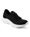 Easy Spirit Women's Gema Ultra Lightweight Lace-up Sneakers In Black