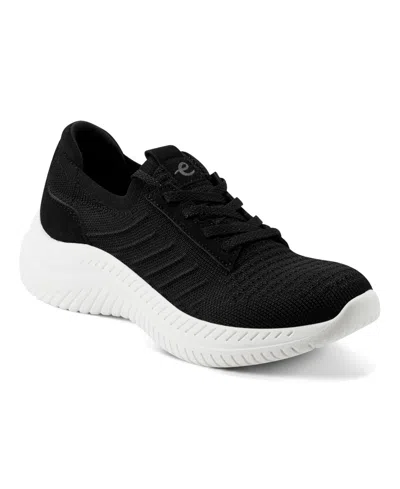 Easy Spirit Women's Gema Ultra Lightweight Lace-up Sneakers In Black