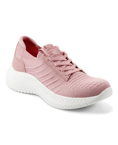 Easy Spirit Women's Gema Ultra Lightweight Lace-up Sneakers In Light Pink