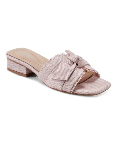 Easy Spirit Women's Girly Eflex Knotted Bow Dress Sandals In Light Pink