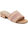 EASY SPIRIT WOMEN'S GRACIELA RAFFIA BLOCK HEEL SANDALS