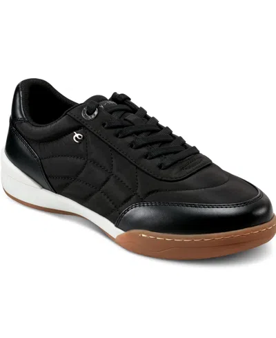 Easy Spirit Women's Haigan Round Toe Casual Sneakers In Black
