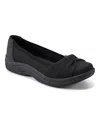 Easy Spirit Women's Heidy Knit Slip-on Flats In Black
