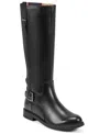 Easy Spirit Women's Jackie Eflex Block Heel Tall Boots In Black