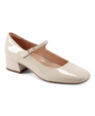 Easy Spirit Women's Janica Mary Jane Block Heel Pumps In White