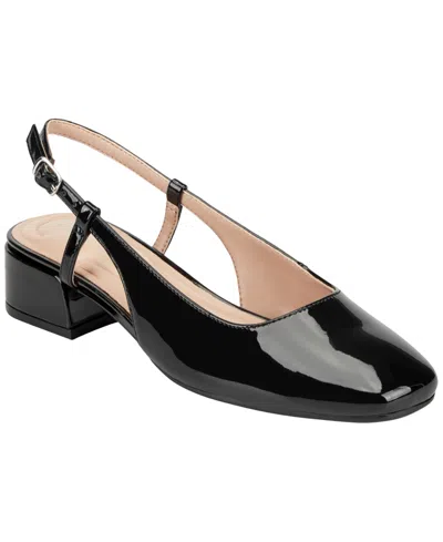 Easy Spirit Women's Jaziel Eflex Block Heel Slingback Pumps In Black