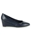 Easy Spirit Women's Jenni Point Toe Platform Pumps In Dark Blue