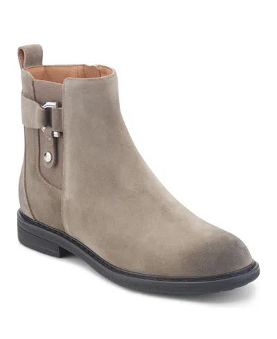 Easy Spirit Women's Jordynn Eflex Side Zip Booties In Gray