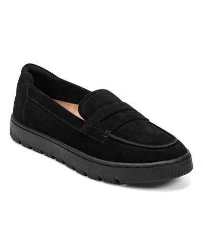 Easy Spirit Women's Karin Eflex Slip-on Loafers In Black