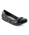 Easy Spirit Kenna3 Womens Buckle Manmade Ballet Flats In Dark Blue